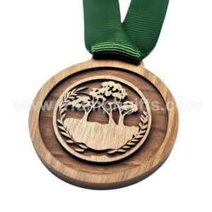 Eco Friendly Wooden Medals