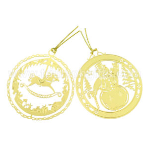 Photo Etched Christmas Ornaments