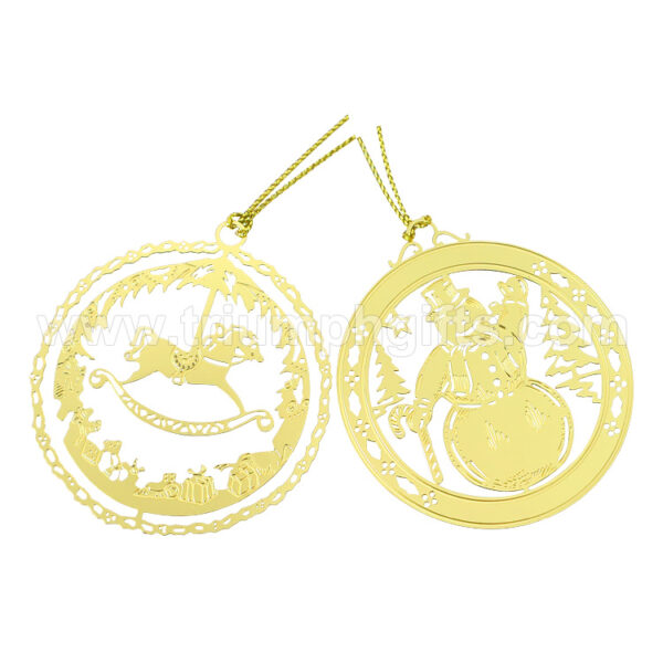 Photo Etched Christmas Ornaments