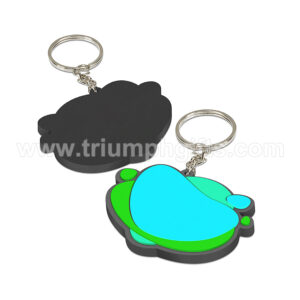 Personalized Rubber Keychains
