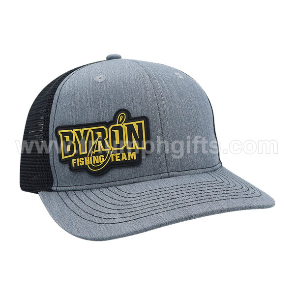 Promotional Rubber Patch Trucker Cap