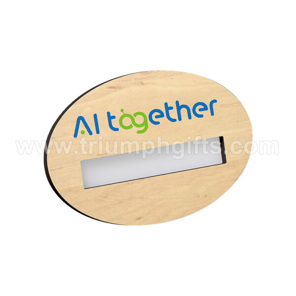 Wooden Name Badges