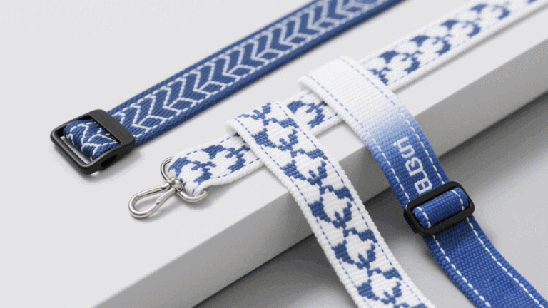 Branded custom lanyards with logos in various colors – bulk OEM order from factory