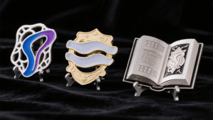 High-quality custom pin badges for branding, events, and promotional giveaways