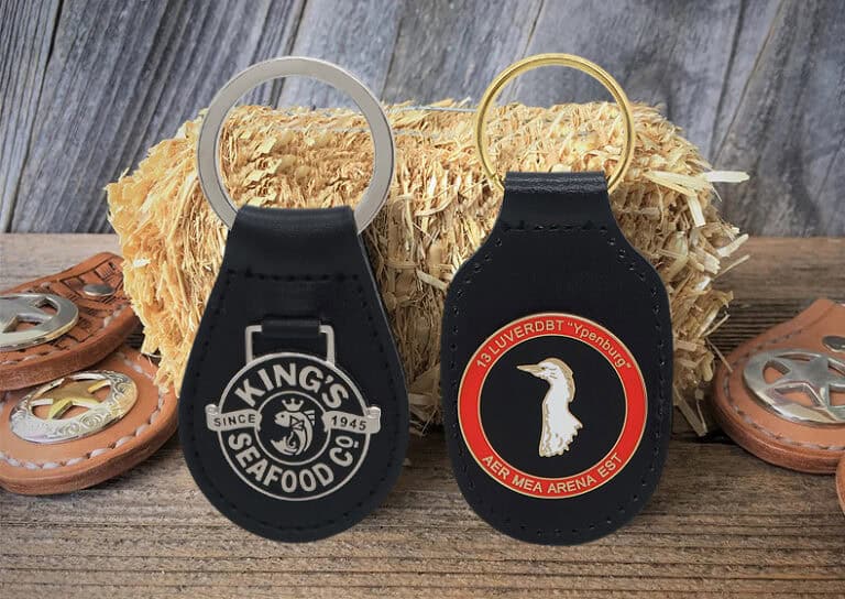 Custom Leather Keychains manufacturer