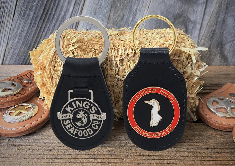 Custom Leather Keychains manufacturer
