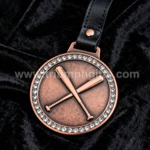 Custom Engraved Baseball Medal