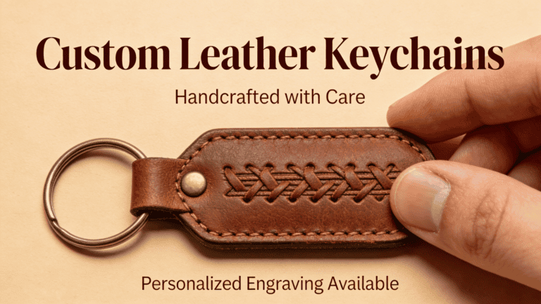 Custom Leather Keychains Manufacturer